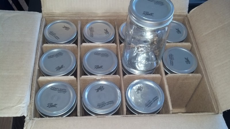 Quart Sized, Wide Mouth Mason Jars