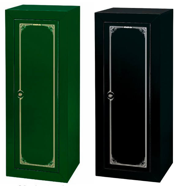 stack on 14 gun securty cabinet black green