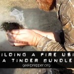 Building a Fire Using a Tinder Bundle