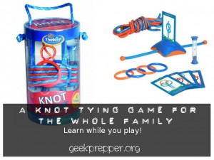 Knot tying game for the family