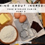 Thinking about Ingredients