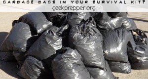 garbage bags in your survival kit