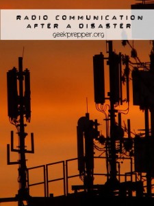 radio communication after a disaster