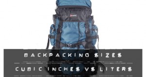 Backpacking sizes cubic inches vs liters