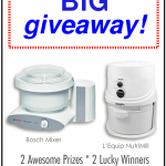 GiveAway: Win A Bosch Mixer or a L’Equip NutriMill