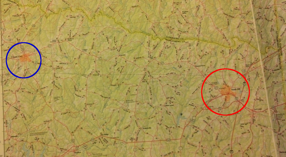 Using a map and compass for navigation