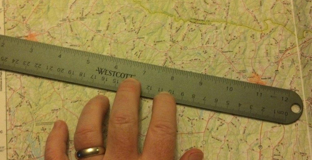Using a map and compass for navigation
