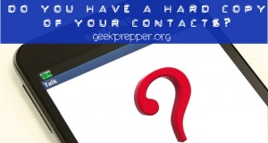 hard copy of phone contacts