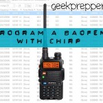 Program a Baofeng Radio with CHIRP