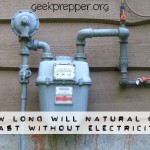 How Long Will Natural Gas Last Without Electricity