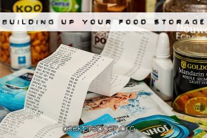 building up your food storage