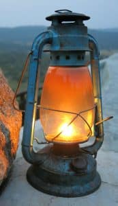 kerosene lamp
