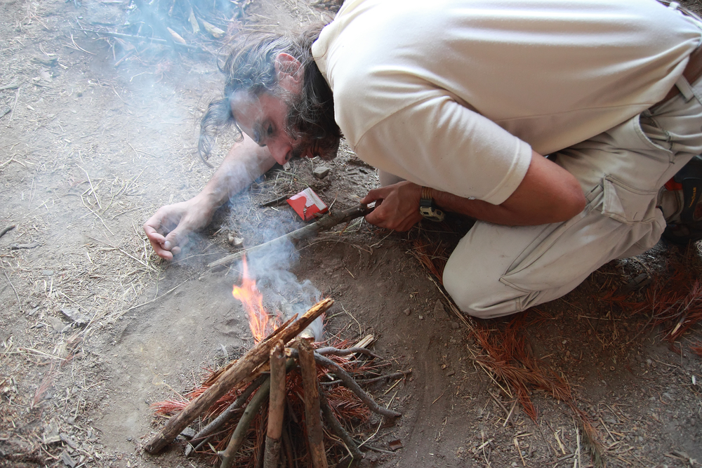 maintaining & blowing on fire